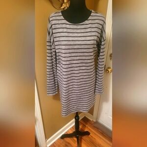 BB Dakota Casual Wool Like Black & Grey Dress